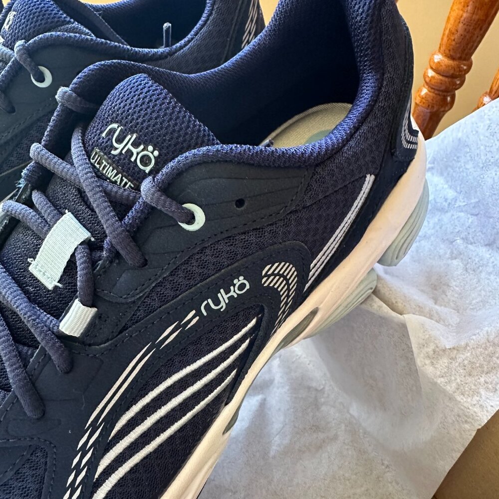 Ryka Womens Running Athletic Shoes, Navy and White, NIB, 11M - Picture 4 of 13
